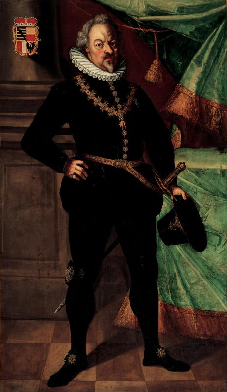 Unknown German artist - Portrait of Prince Karl I of Liechtenstein (1569-1627), c. 1625