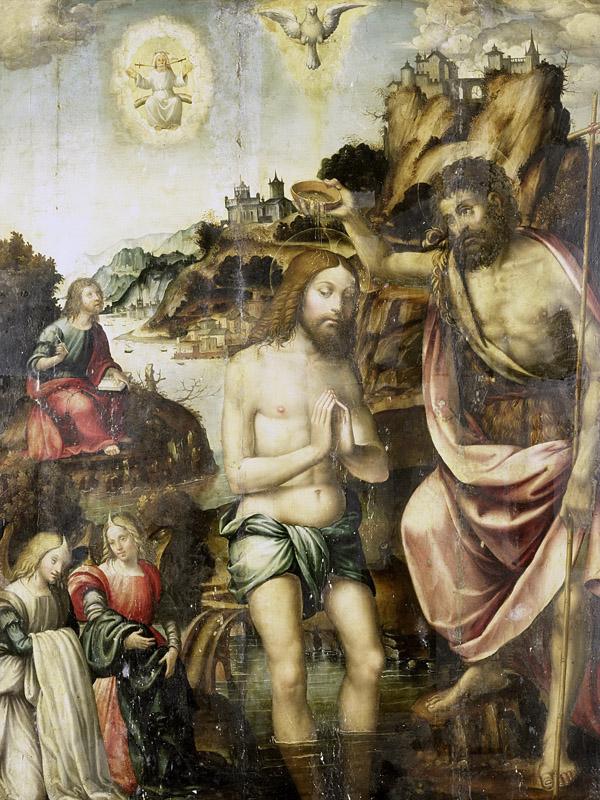 Unknown artist -- De doop van Christus, 1500-1549