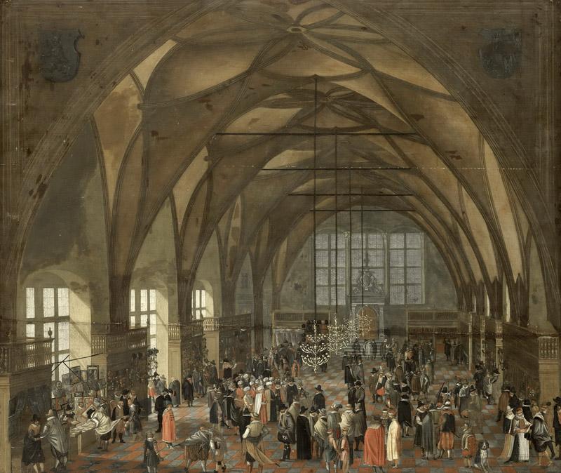 Unknown artist -- De grote zaal in het Hradschin te Praag, 1607-1615