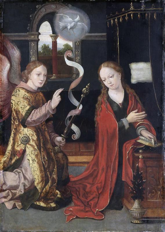 Unknown artist -- De verkondiging aan Maria, 1550