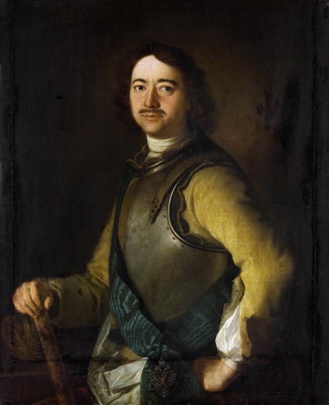 Unknown artist -- Peter de Grote (1672-1725), tsaar van Rusland, 1700-1749