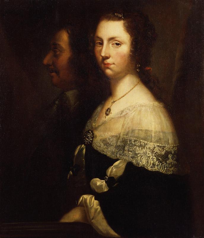 Unknown man and woman, formerly known as Oliver Cromwell and his daughter from NPG