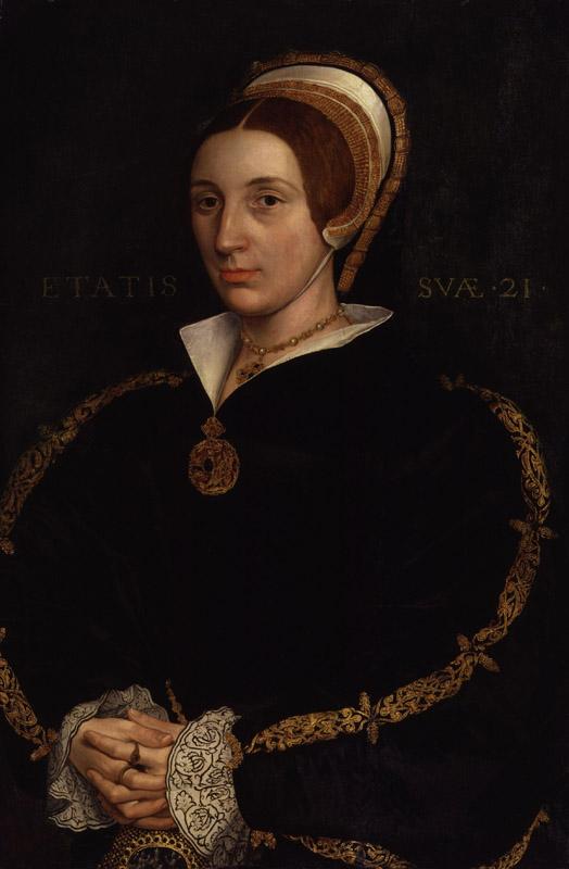 Unknown woman, formerly known as Catherine Howard by Hans Holbein the Younger
