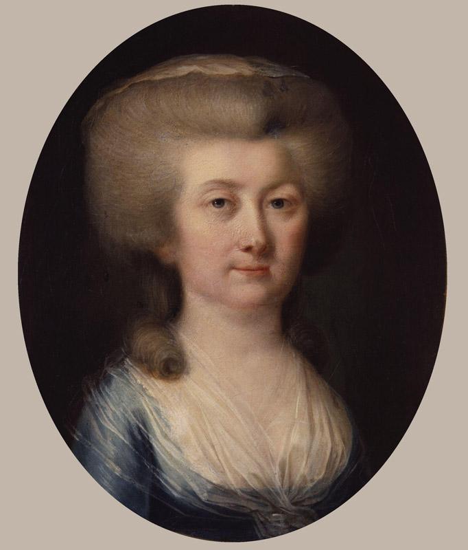 Unknown woman, formerly known as Louisa, Countess of Albany by Hugh Douglas Hamilton