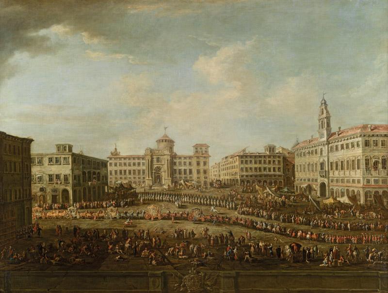 Upper Italian - The Entry of Prince Joseph Wenzel I von Liechtenstein (1696-1772) into Parma on 3