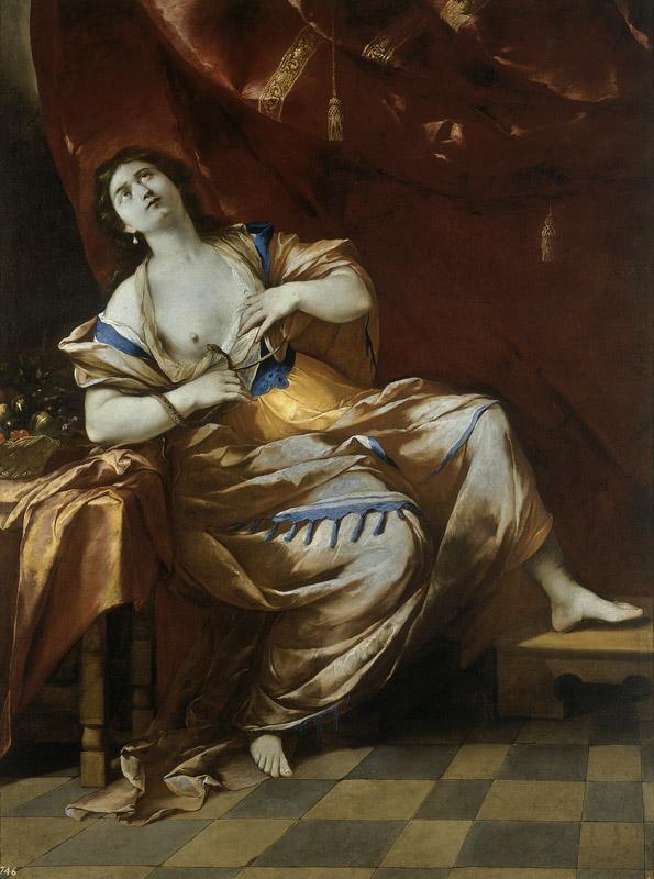 Vaccaro, Andrea-Cleopatra dandose muerte-199 cm x 150 cm