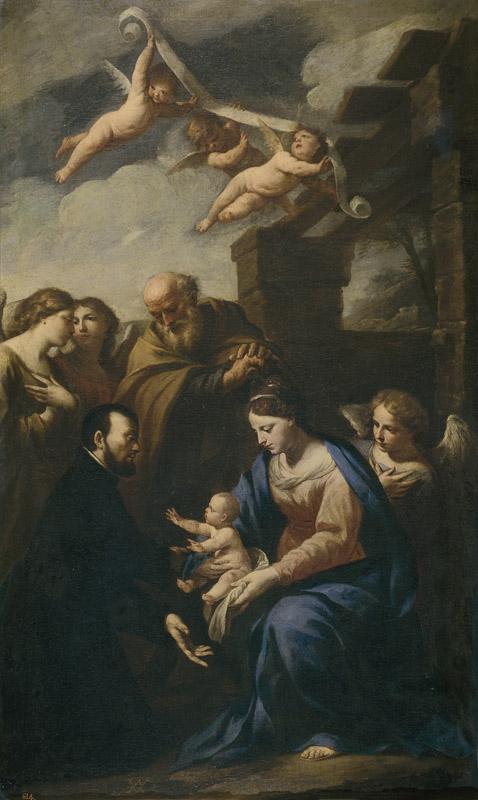 Vaccaro, Andrea-San Cayetano ante la Sagrada Familia-123 cm x 76 cm