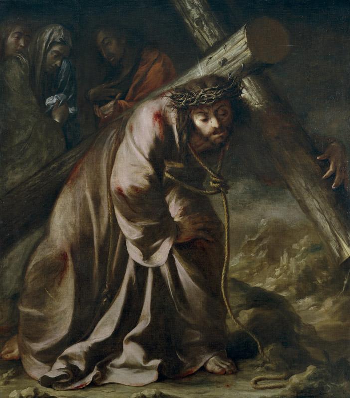Valdes Leal, Juan de-Cristo camino del Calvario-167 cm x 145 cm
