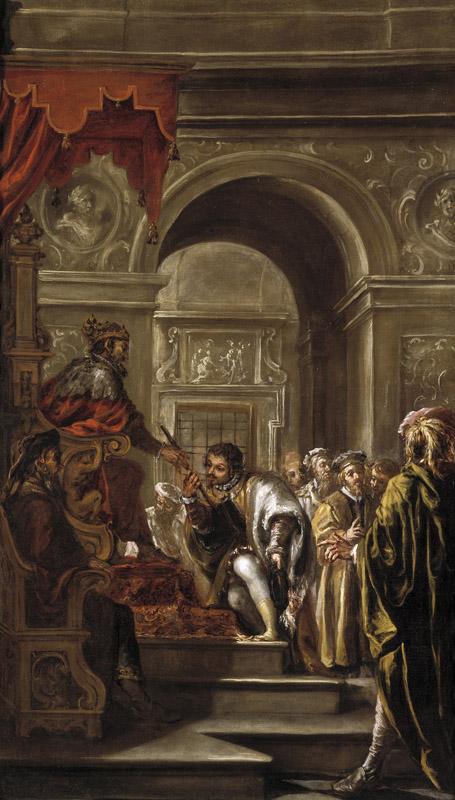 Valdes Leal, Juan de-El nombramiento de San Ambrosio como gobernador