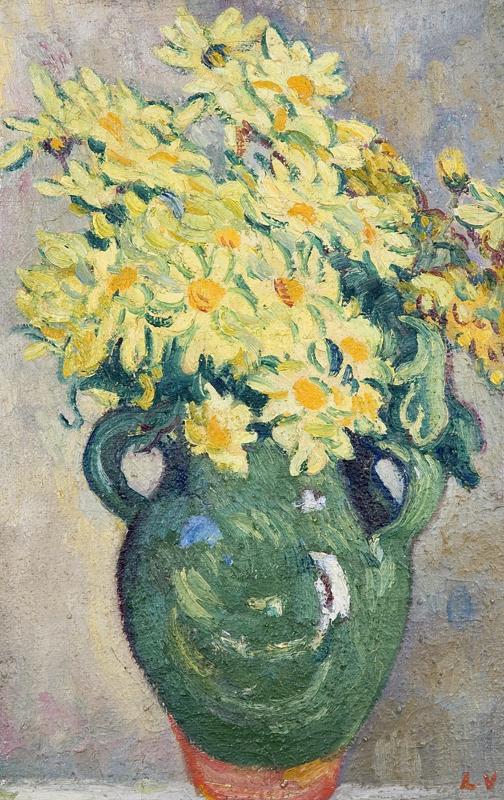 Vase with Yellow Flowers, 1907
