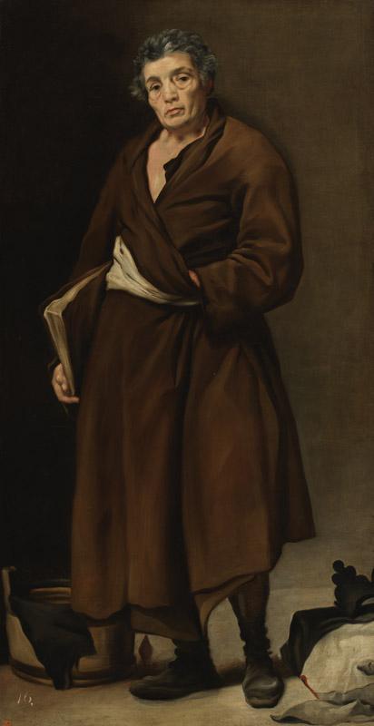 Velazquez, Diego Rodriguez de Silva y (Copia)-Esopo-180 cm x 93 cm