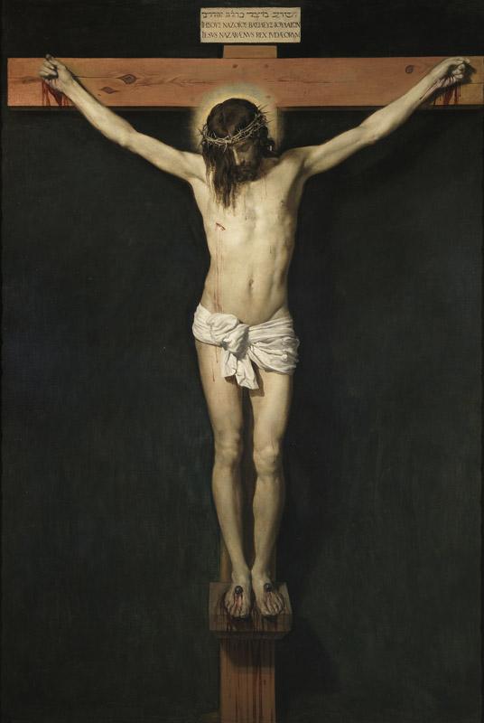 Velazquez, Diego Rodriguez de Silva y-Cristo crucificado-248 cm x 169 cm