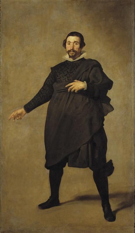 Velazquez, Diego Rodriguez de Silva y-Pablo de Valladolid-209 cm x 123 cm