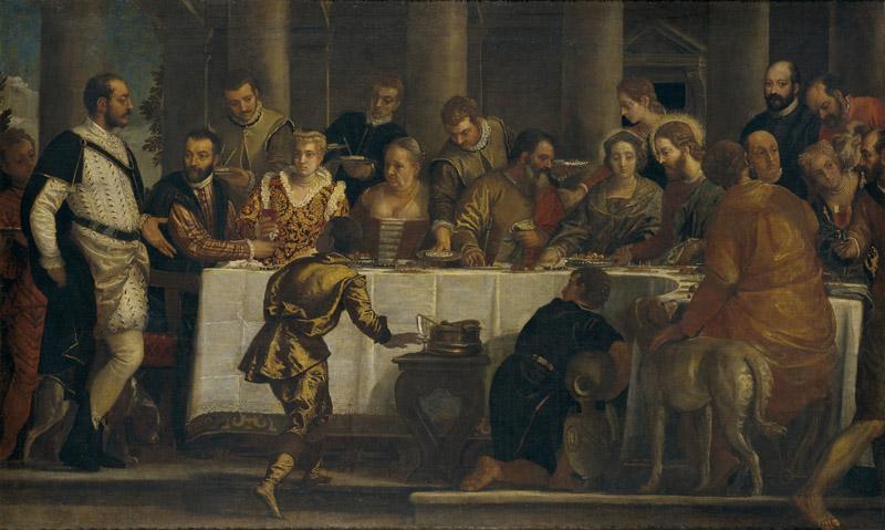 Veronese, Paolo (Taller de)-Las bodas de Cana-127 cm x 209 cm