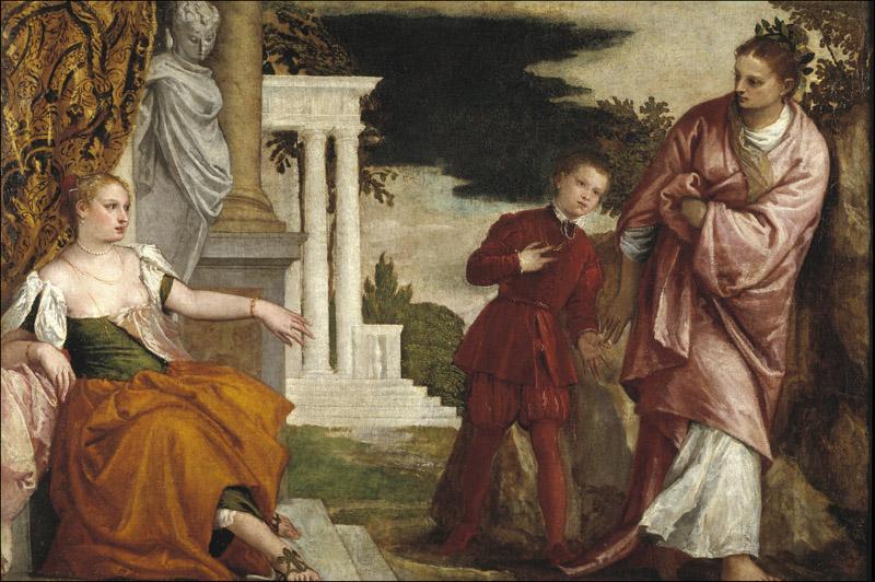 Veronese, Paolo-El joven entre la Virtud y el Vicio-102 cm x 153 cm