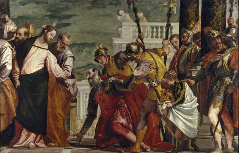 Veronese, Paolo-Jesus y el centurion-192 cm x 297 cm