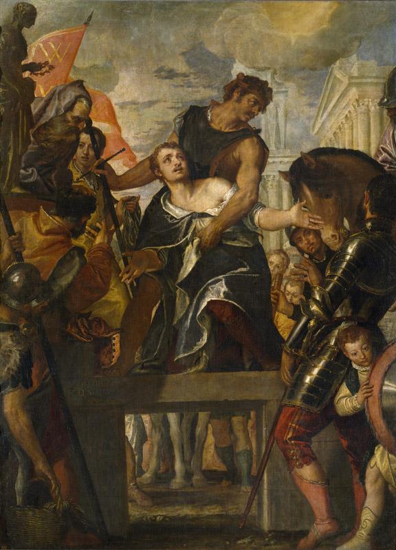 Veronese, Paolo-Martirio de San Mena-248 cm x 182 cm