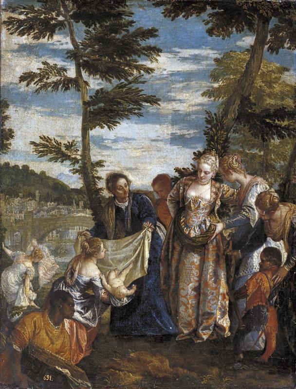 Veronese, Paolo-Moises salvado de las aguas-57 cm x 43 cm