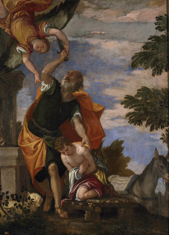 Veronese, Paolo-Sacrificio de Isaac-129 cm x 95 cm