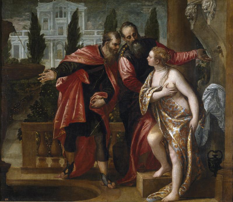 Veronese, Paolo-Susana y los viejos-151 cm x 177 cm