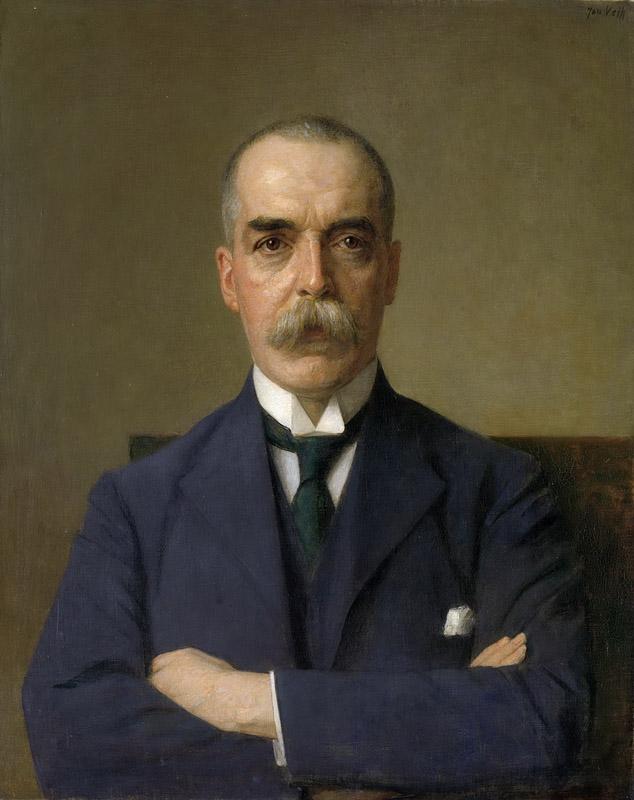 Veth, Jan -- Portret van Isaac de Bruijn (1873-1953)