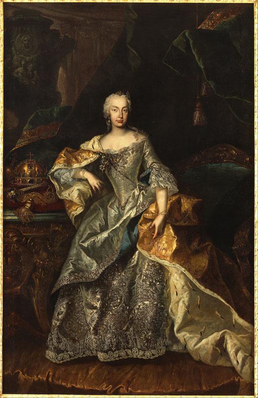 Viennese painter (1700 - 1800) (Austrian)-Maria Theresa as Queen of Hungary