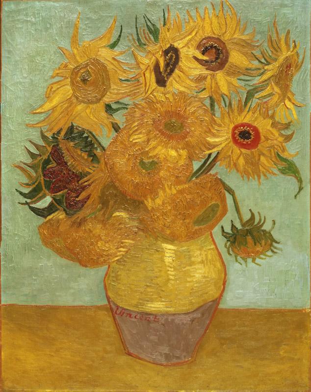 Vincent Willem van Gogh, Dutch, 1853-1890 -- Sunflowers