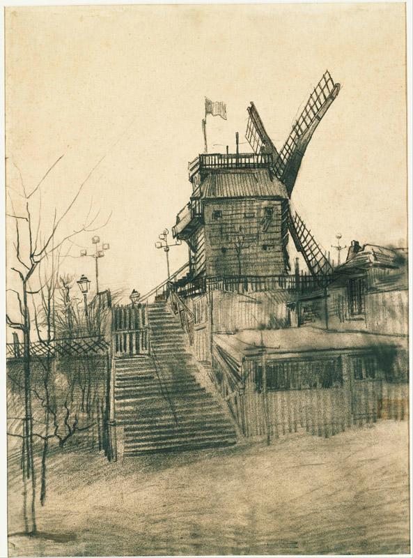 Vincent van Gogh (1853-1890)-Moulin de la Galette