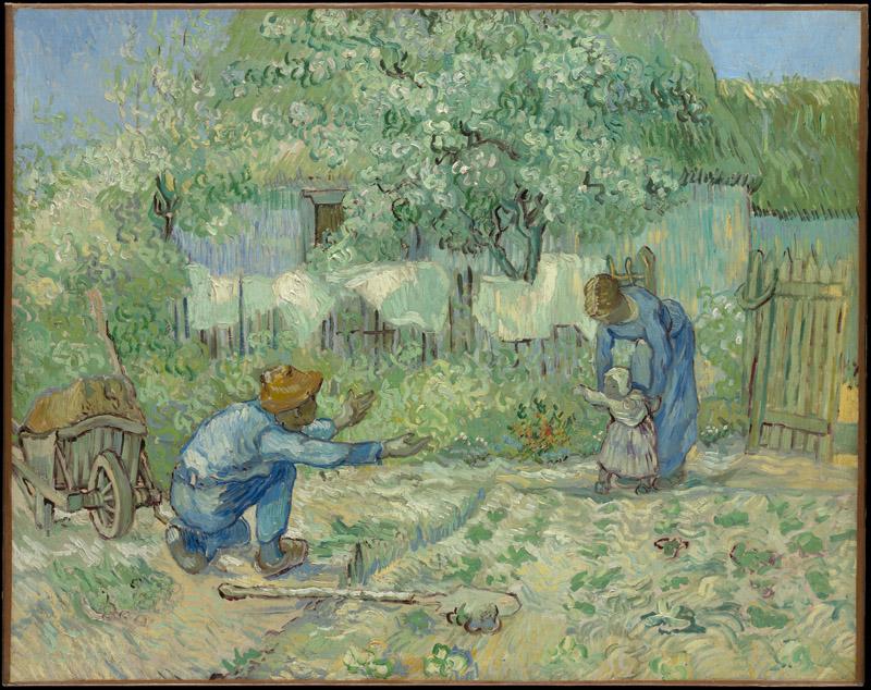 Vincent van Gogh--First Steps, after Millet