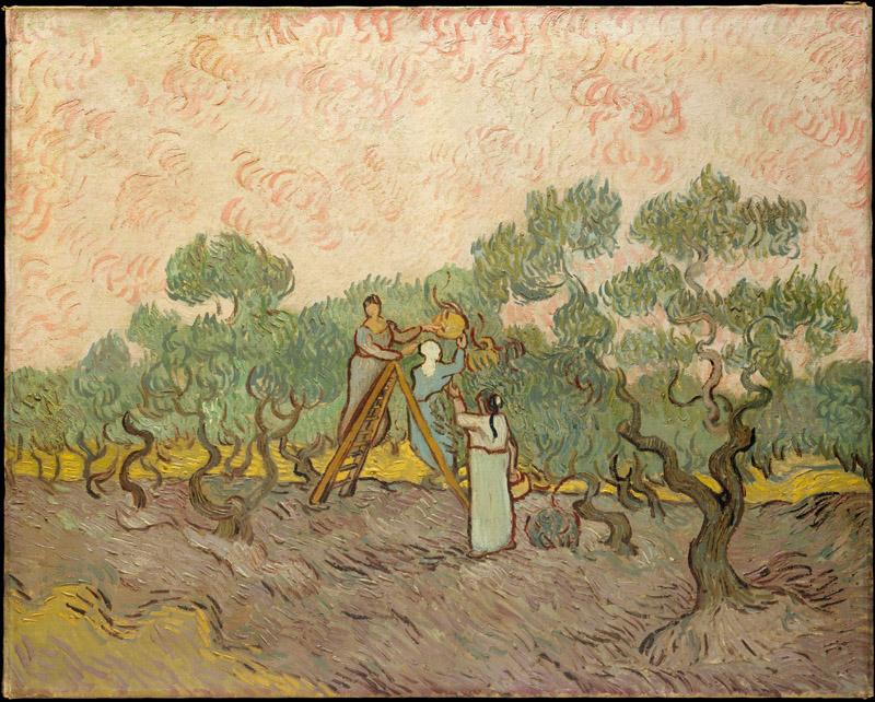 Vincent van Gogh--Women Picking Olives