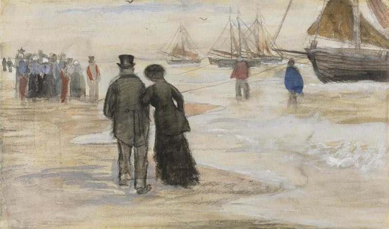 Vincent van Gogh - Het strand van Scheveningen