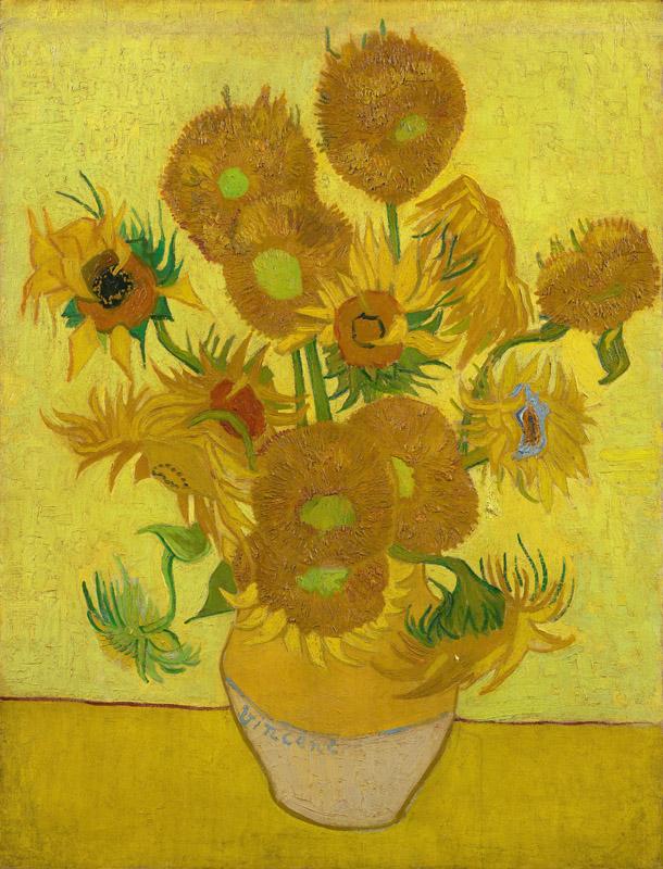 Vincent van Gogh - Sunflowers - VGM F458