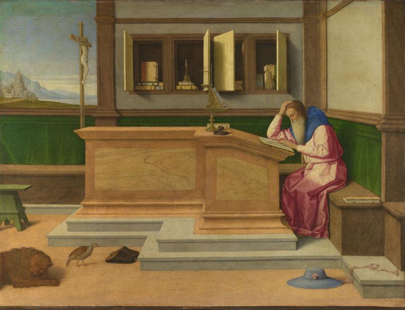 Vincenzo Catena - Saint Jerome in his Study