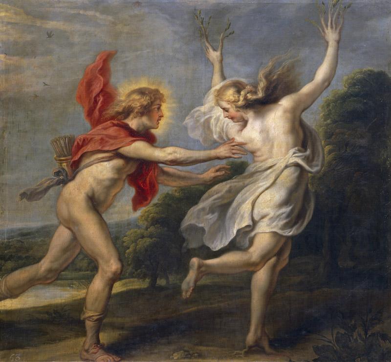 Vos, Cornelis de-Apolo persiguiendo a Dafne-193 cm x 207 cm
