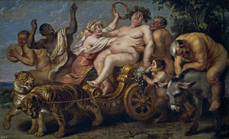 Vos, Cornelis de-El triunfo de Baco-180 cm x 295 cm