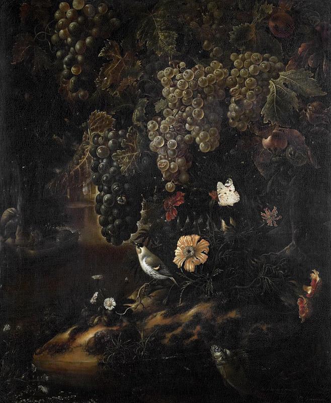 Vromans, Isac -- Druiven, bloemen en dieren, 1665-1719