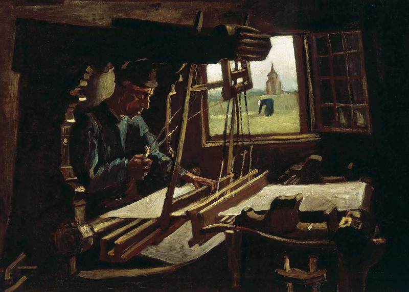 Weaver near an Open Window