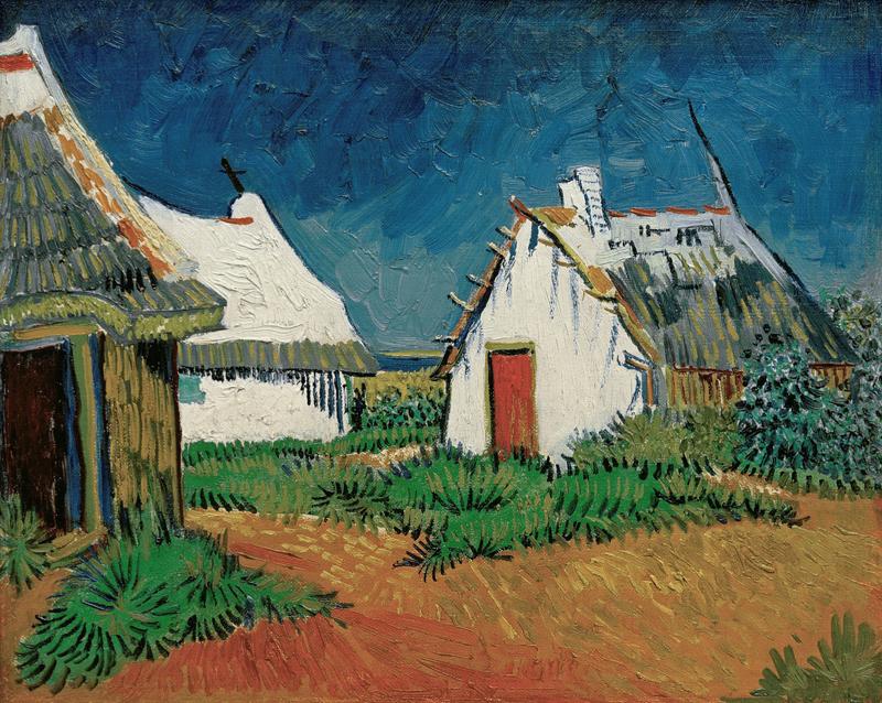 White Cottages in Saintes-Maries