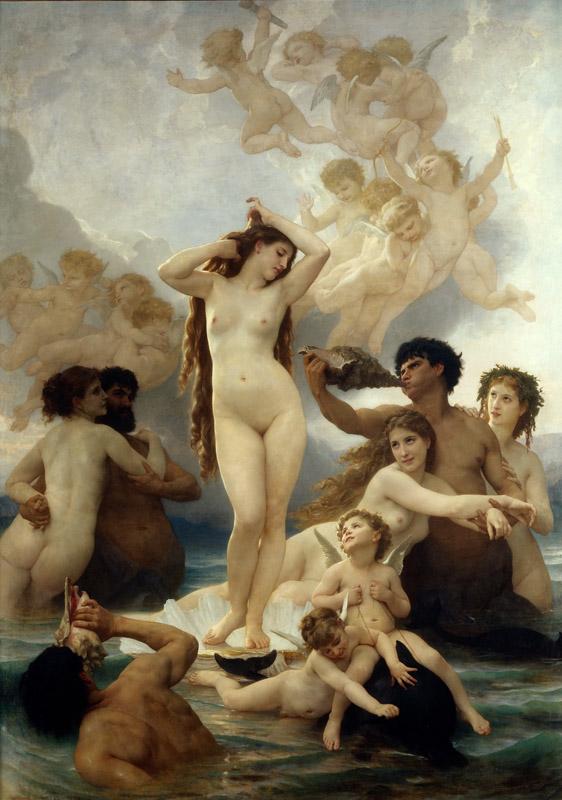 William Bouguereau - The Birth of Venus