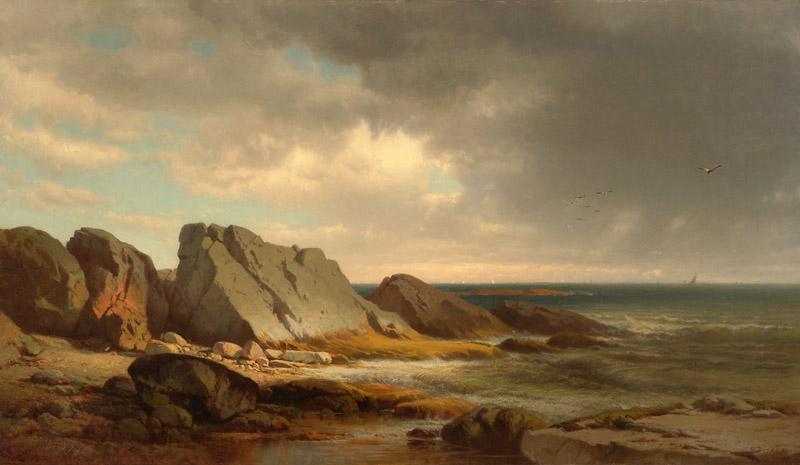 William Hart - Coastal Scene, 1865