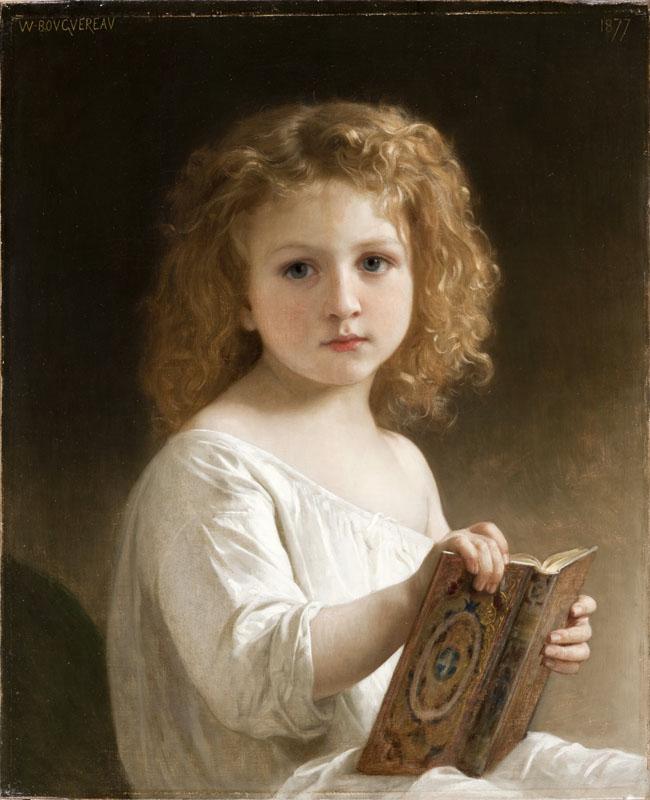 William-Adolphe Bouguereau - The Story Book