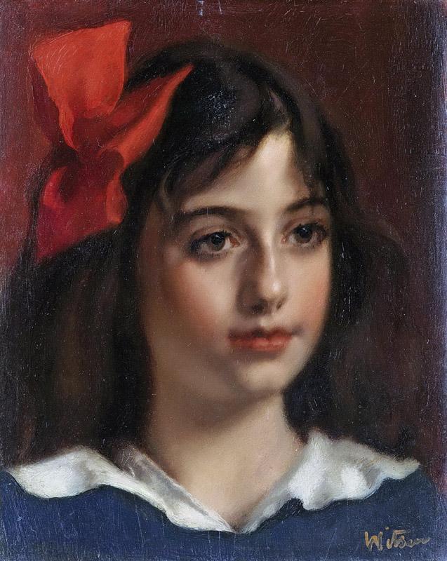 Witsen, Willem -- Portret van een meisje, 1885-1922