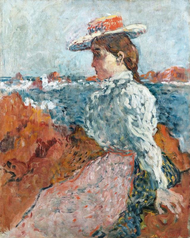 Woman Seated on the Rock