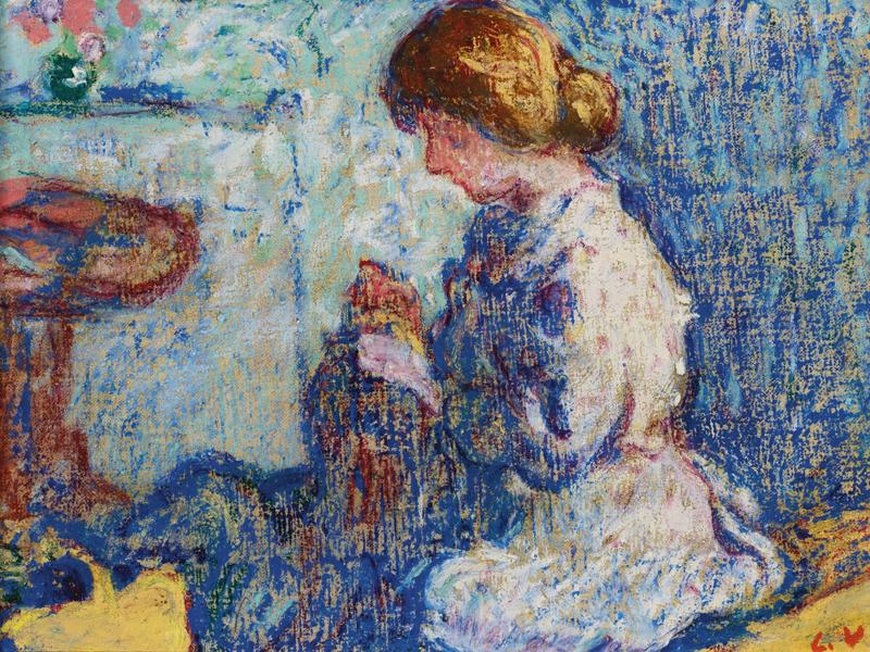 Woman Sewing, 1898