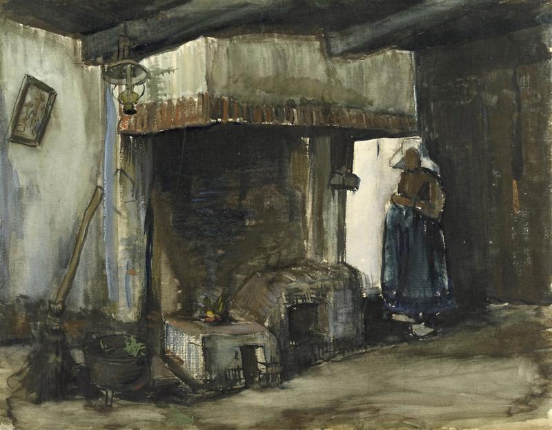 Woman by a Hearth