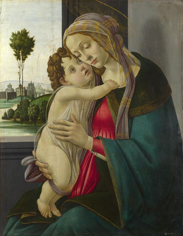 Workshop of Sandro Botticelli - The Virgin and Child