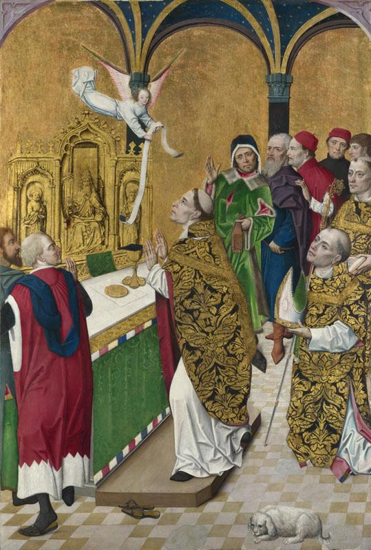 Workshop of the Master of the Life of the Virgin - The Mass of Saint Hubert - Right Hand Shutter