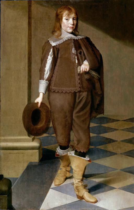 Wybrand Simonsz. De Geest, the Elder -- Portrait of a 12-Year-Old Boy