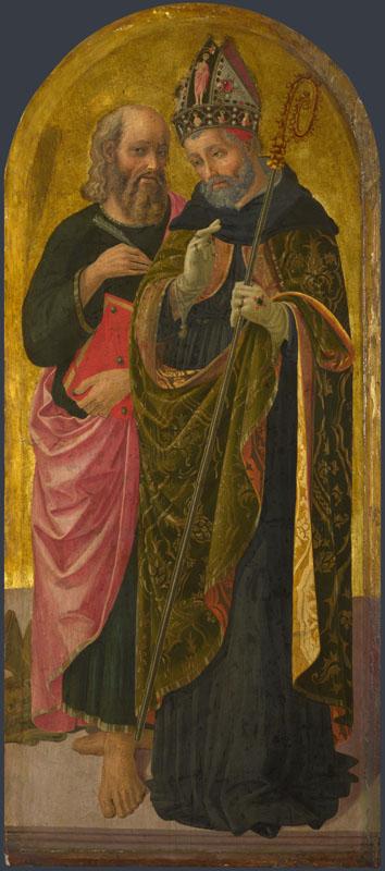 Zanobi Machiavelli - Saint Mark and Saint Augustine