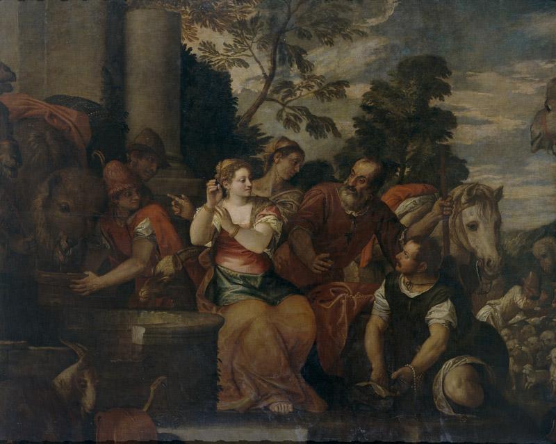 Zelotti, Battista-Rebeca y Eliezer-219 cm x 270 cm